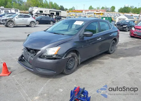 2014 Nissan Sentra S z USA, uszkodzony, nr VIN 3N1AB7AP4EY231552
